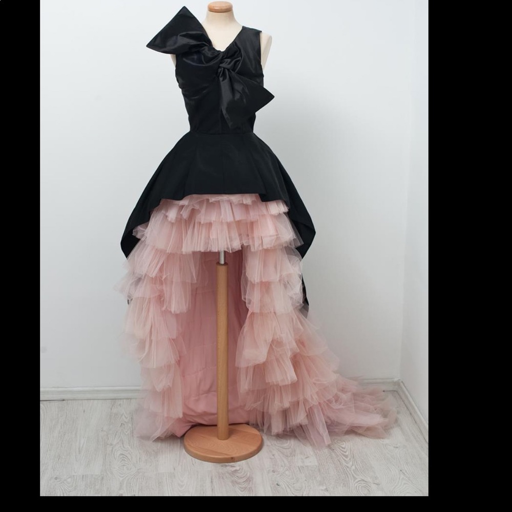 Pink tulle gown!